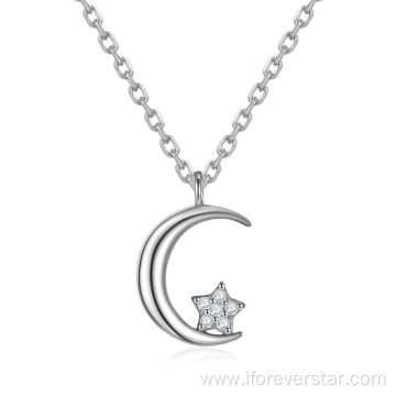 Wholesale Price Sterling Silver Moon Pendant